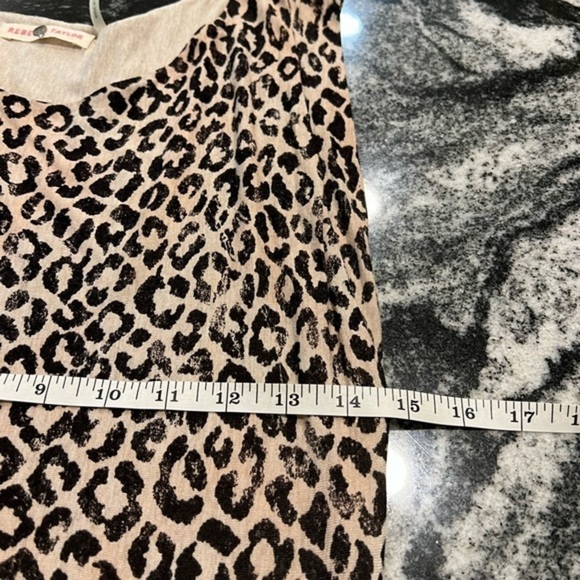 Rebecca Taylor Animal Print Sleeveless Body Con Ruched at the Hip Midi Dress - Picture 11 of 15